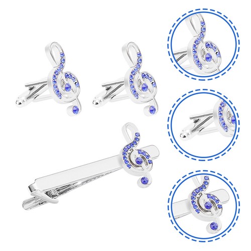 Set crystal music note - music,