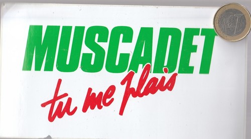 Autocollant vin muscadet - vin.,