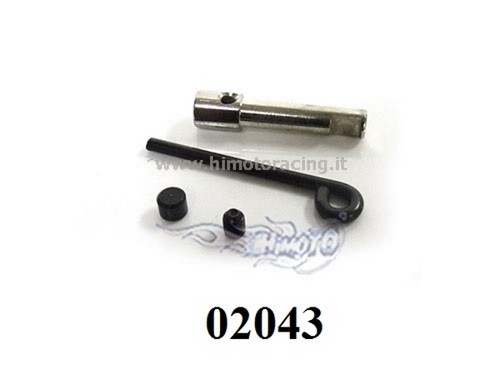 02043 asse albero freno - 02043, +