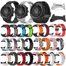 Per Smartwatch Suunto Core Ricambio Cinturino Silicone Nylon Acciaio Inox