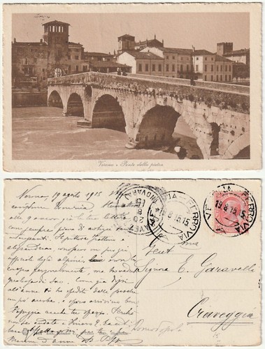 Verona ponte della - -, pietra
