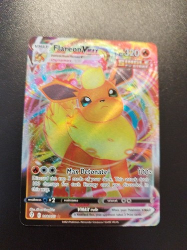 Carta pokémon psa - pokémon, flareon