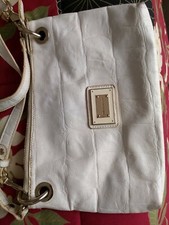 Borsa pochette bianca ecopelle