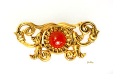 Spilla antica placcata oro