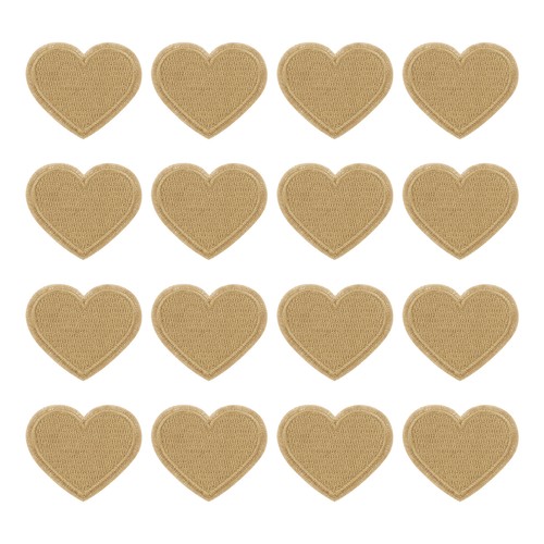 16pcs toppe cuore ricamo per - cuore,