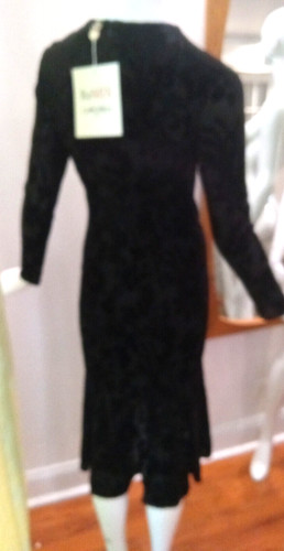 Abito nero designer italiano - abito,