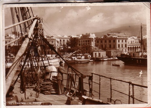 Cartolina trapani fg - , antica