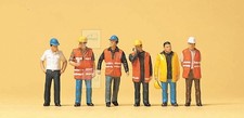 PREISER 10420 - Operai vari , 6 pz. Scala H0 1:87