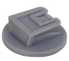 Clip adesiva grigia per