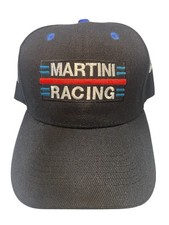 Martini Racing Team Vintage. Berretto da baseball nero 