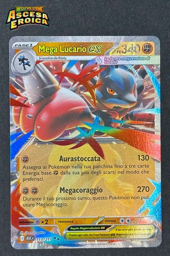 Mega lucario ascesa - lucario, •