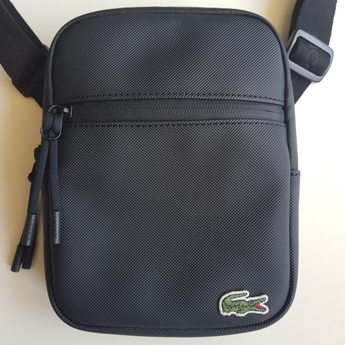 Sacoche noire lacoste - sacoche,