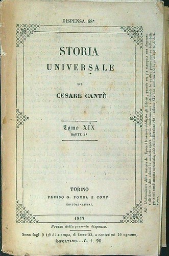 Storia universale dispensa - universale,
