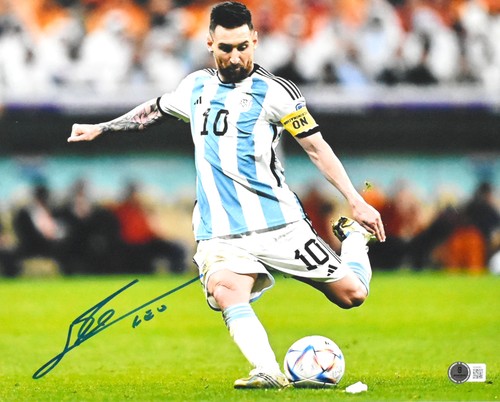 Lionel messi foto autografata - messi,