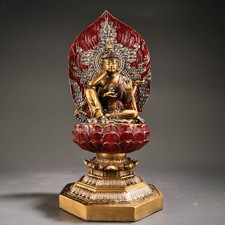 Altorilievo dipinto in bronzo