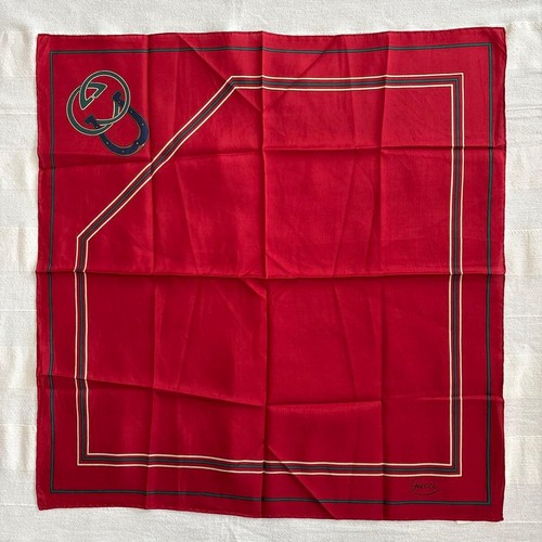 Gucci sciarpa seta logo gg - sciarpa,