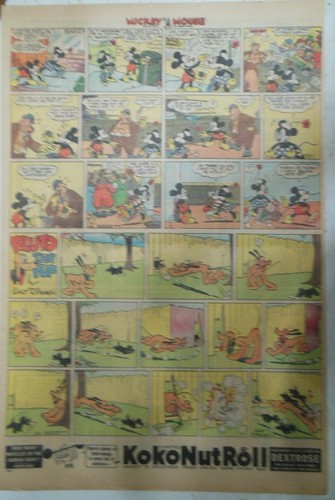 Topolino plutone sunday page - topolino, e