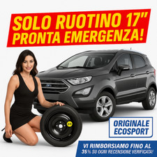 Ruotino Ford Ecosport 17" Ruota Di Scorta Per Auto Accessorio Ricambio Emergenz