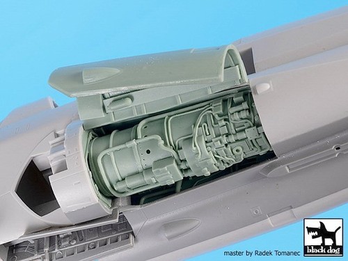Motore aereo black dog 48 - dog, 1/48