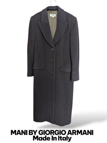 Cappotto lungo lana - , mani