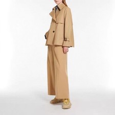 Trench coat doppiopetto corto