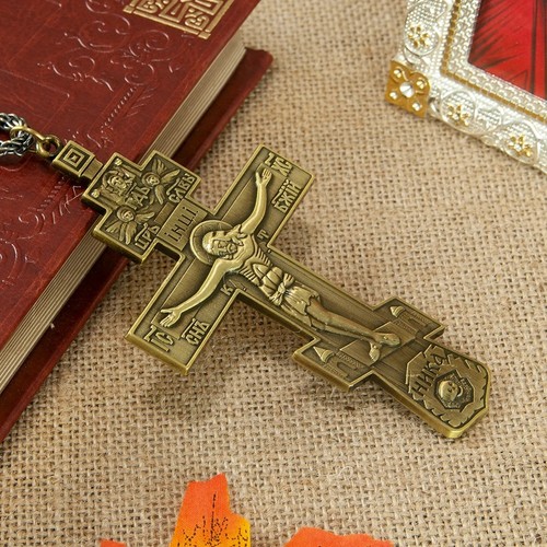 Collana crocifisso dorato - crocifisso,