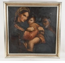 🌈 Antico dipinto olio su