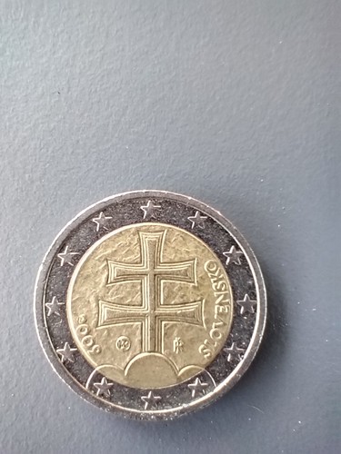 Moneta due euro rara - rara,