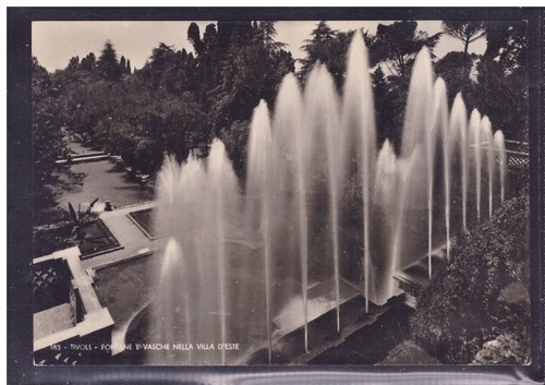Postcard tivoli photanas and - tivoli,