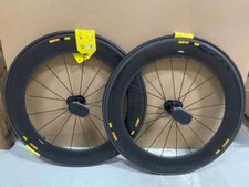 MAVIC SET RUOTE STRADA COSMIC CXR80 TUBOLARE M10 (SHIMANO) CON PNEUMATICO NERO 700C