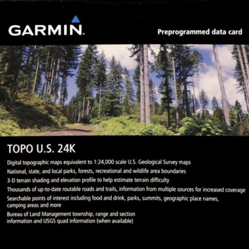 Topo 24k west gps map - u.s.,