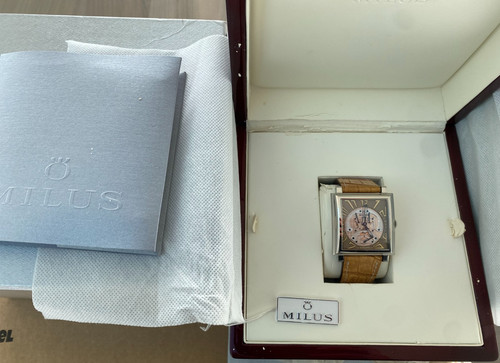 Orologio milus tri - milus, tri-retrograde