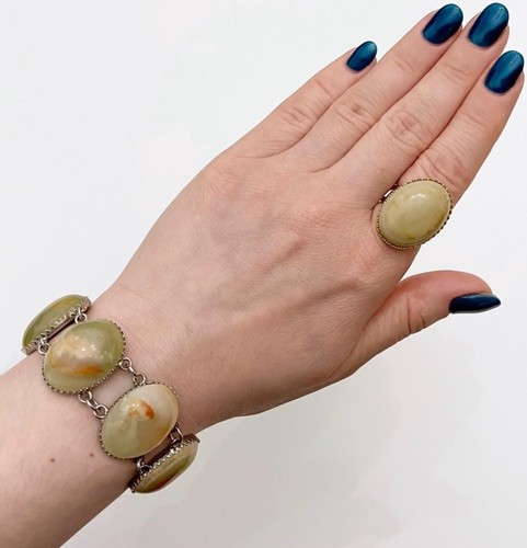 Bracciale anello onice - bracciale, in