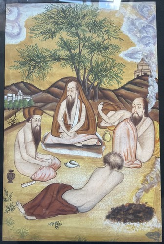 Quadro antico india - quadro, santi