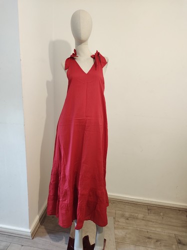 Maxi abito rosso rrp 50 - maxi,