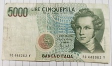 Banconota da 5000 lire del 4