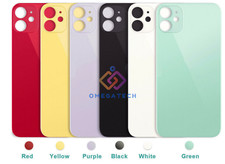 Scocca Posteriore Vetro per Iphone 11 BIG HOLE Foro Largo Cover Back Batteria