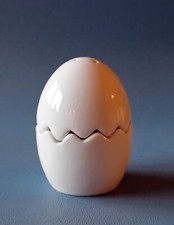 Set sale e pepe stile uovo rotto ceramica bianca