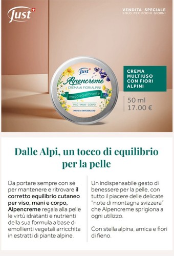 Crema alpencreme just - crema,
