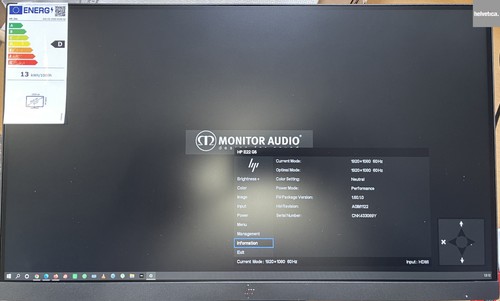 Monitor led e22 - hp, g5