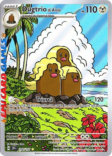 Dugtrio alola 208 191 - dugtrio,
