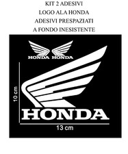 ADESIVO ADESIVI HONDA ALA VINILE PRESPAZIATO SERBATOIO MOTO E APPLICAZIONI VARIE
