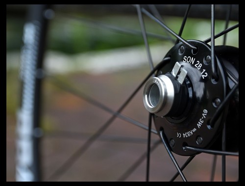 Ruota dinamo nera - , handbuilt