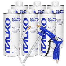 6x Sigillante Cavità Protezione Cavità Conservazione Cera 1 Litro + Pistola UBS