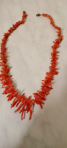Collana corallo rosso - collana, naturale