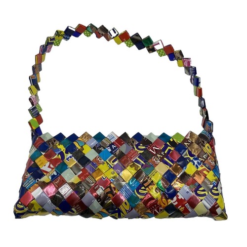 Borsa pochette riciclata - , candy