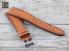 Cinturino in Pelle LS VACCHETTA RIGATA Vintage 18 19 20 Watch Strap Band Cuoio