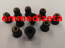 10 pz. dadi gommati M5 x 0,8mm