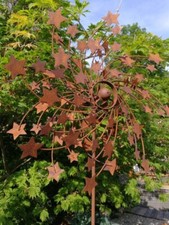 Ruota eolica in acciaio inox stelle mulino a vento giardino ruggine spina da ...