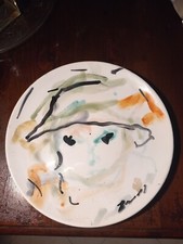 Piatto in ceramica da collezione Ernesto Treccani